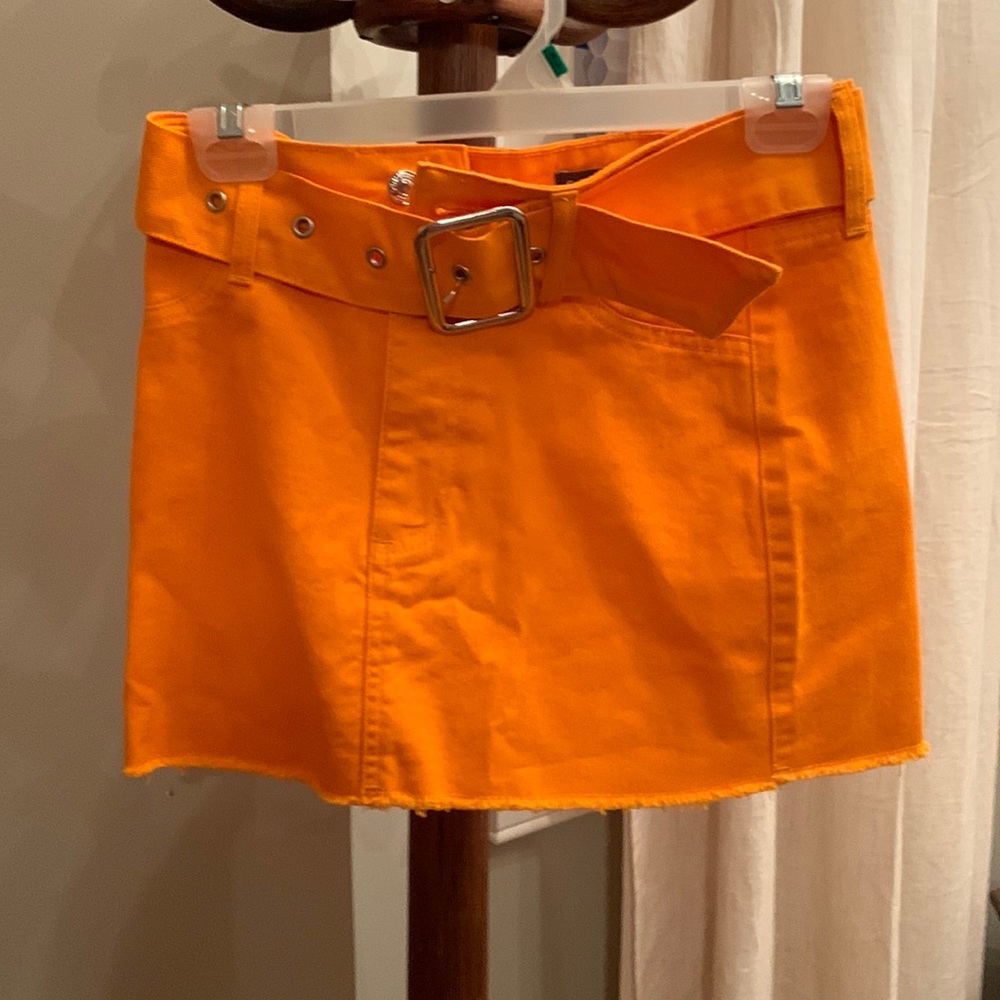 Primark Denim Mini Skirt with a Belt